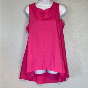 Melissa Paige Pink Asymmetrical Sleeveless Tank Top/Tunic